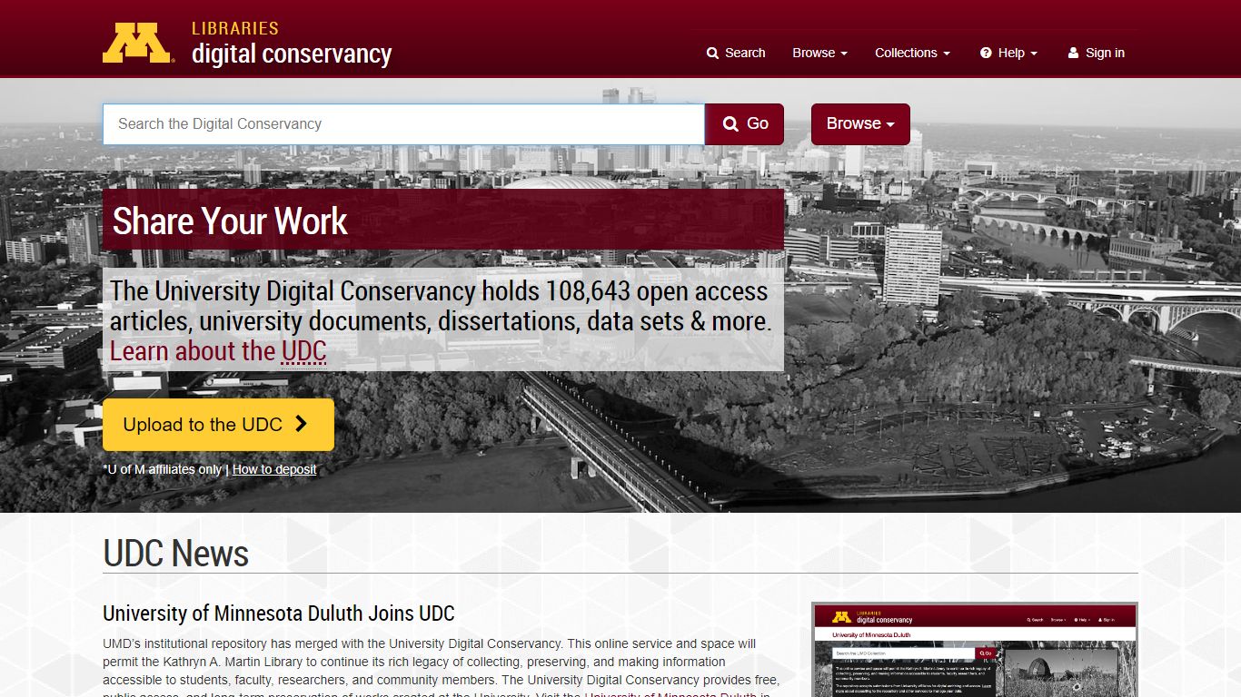 University Digital Conservancy Home - University of Minnesota